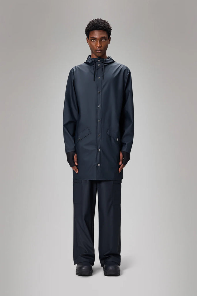 LONG JACKET BLU  RAINS - Ghiglino1893