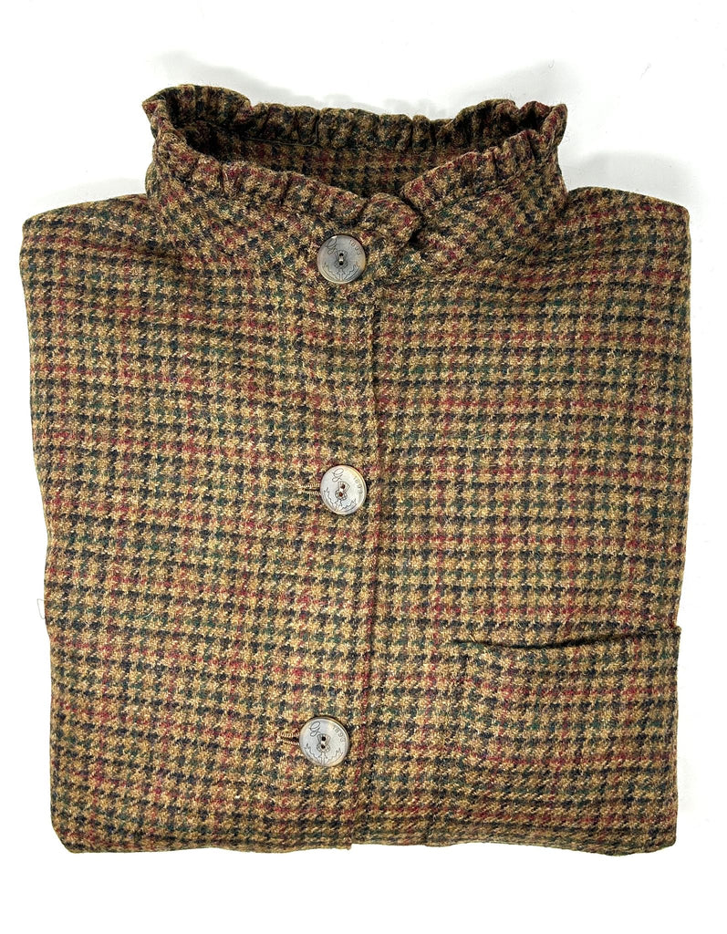 GIACCA DEL CAMALLO "LADIES" MICRO ROUCHES HARRIS TWEED - 3 COLORI - Ghiglino1893