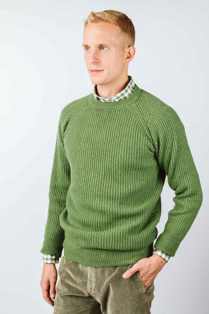 MAGLIONE "G JACKY" COSTA INGLESE ECO CASHMERE - Ghiglino1893