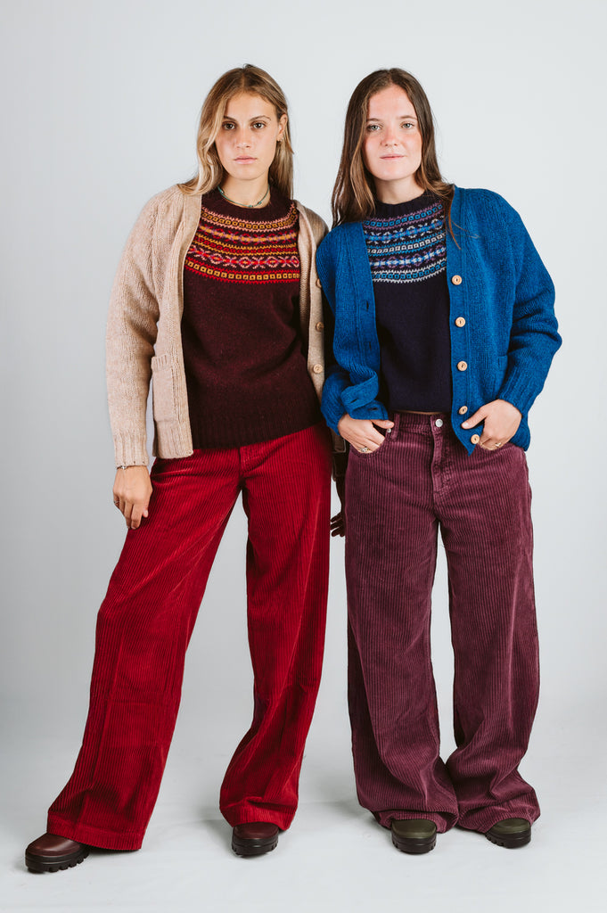 CARDIGAN SHETLAND HARLEY OF SCOTLAND - PETROLIO - Ghiglino1893