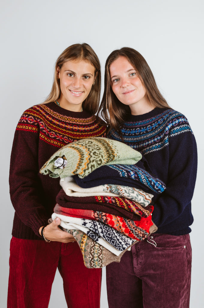 MAGLIONE SHETLAND SCOTTISH FAIR ISLE HARLEY OF SCOTLAND FOR GHIGLINO - Ghiglino1893