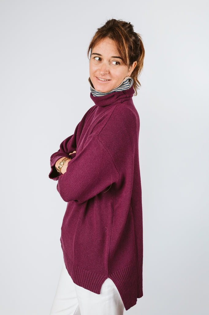 DOLCEVITA "MALLY" DOPPIO COLLO RIGHINE - 2 COLORI - Ghiglino1893