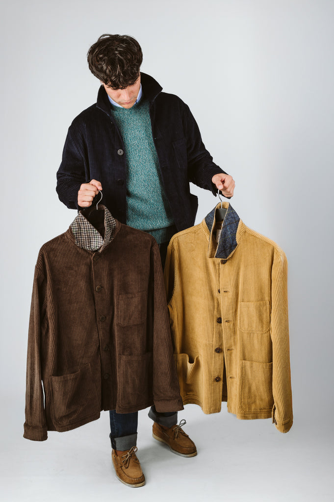 GIACCA DEL CAMALLO VELLUTO A COSTE - Ghiglino1893