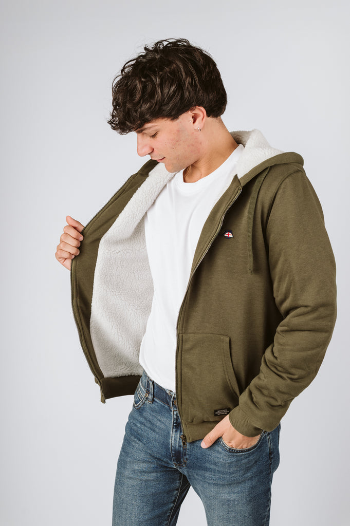 GIUBBOTTO DI FELPA CON RICAMO VESPA GENOVA - Ghiglino1893