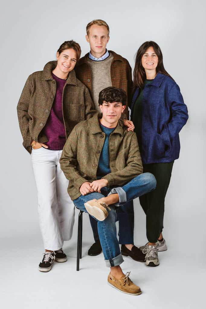 GIACCA DEL CAMALLO HARRIS TWEED - Ghiglino1893