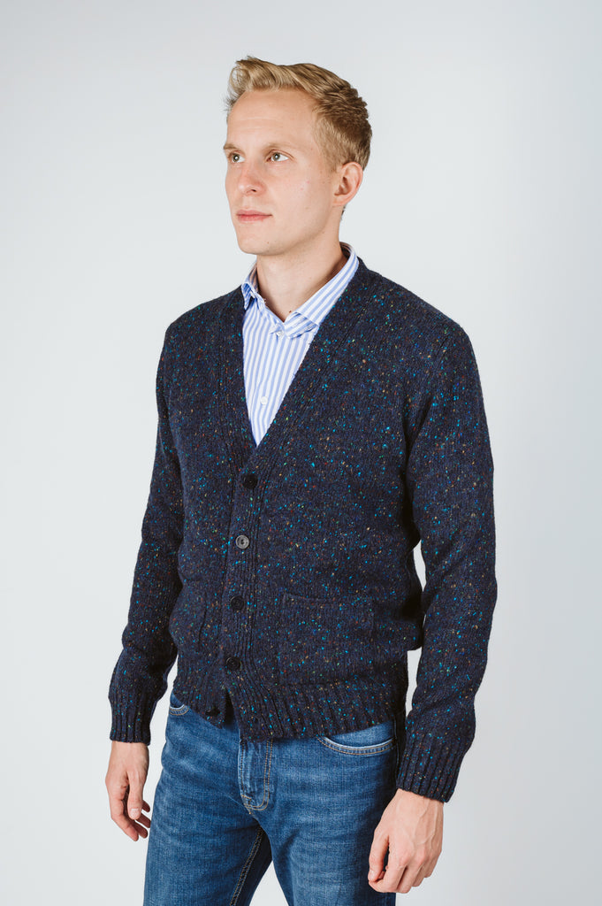 CARDIGAN "JONNY" TWEED - Ghiglino1893