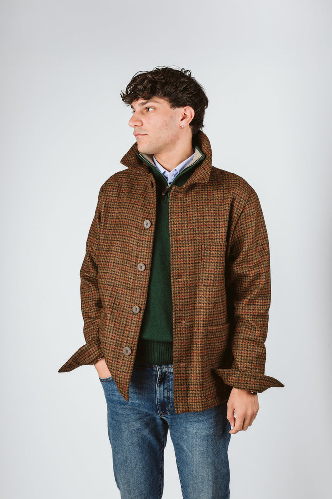 GIACCA DEL CAMALLO HARRIS TWEED - Ghiglino1893