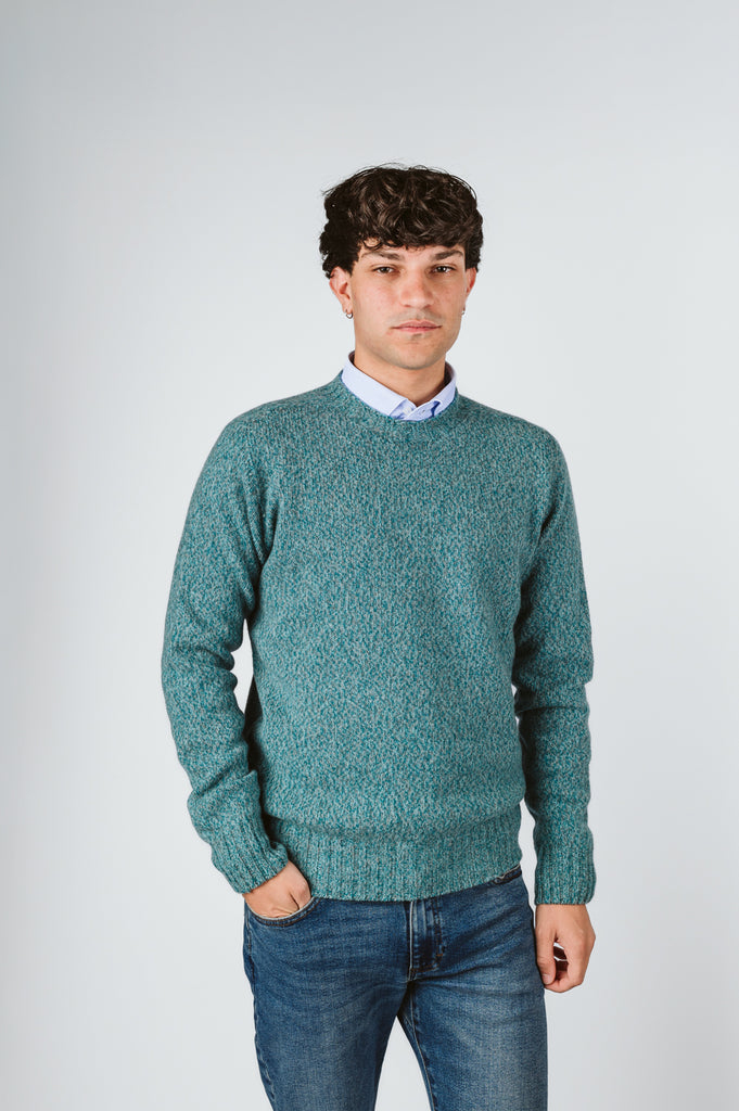 MAGLIONE "TEO" GIROCOLLO MOULINE' - Ghiglino1893