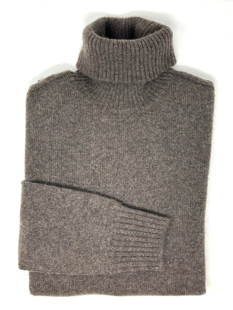 MAGLIONE  IN CASHMERE COLLO ALTO - Ghiglino1893