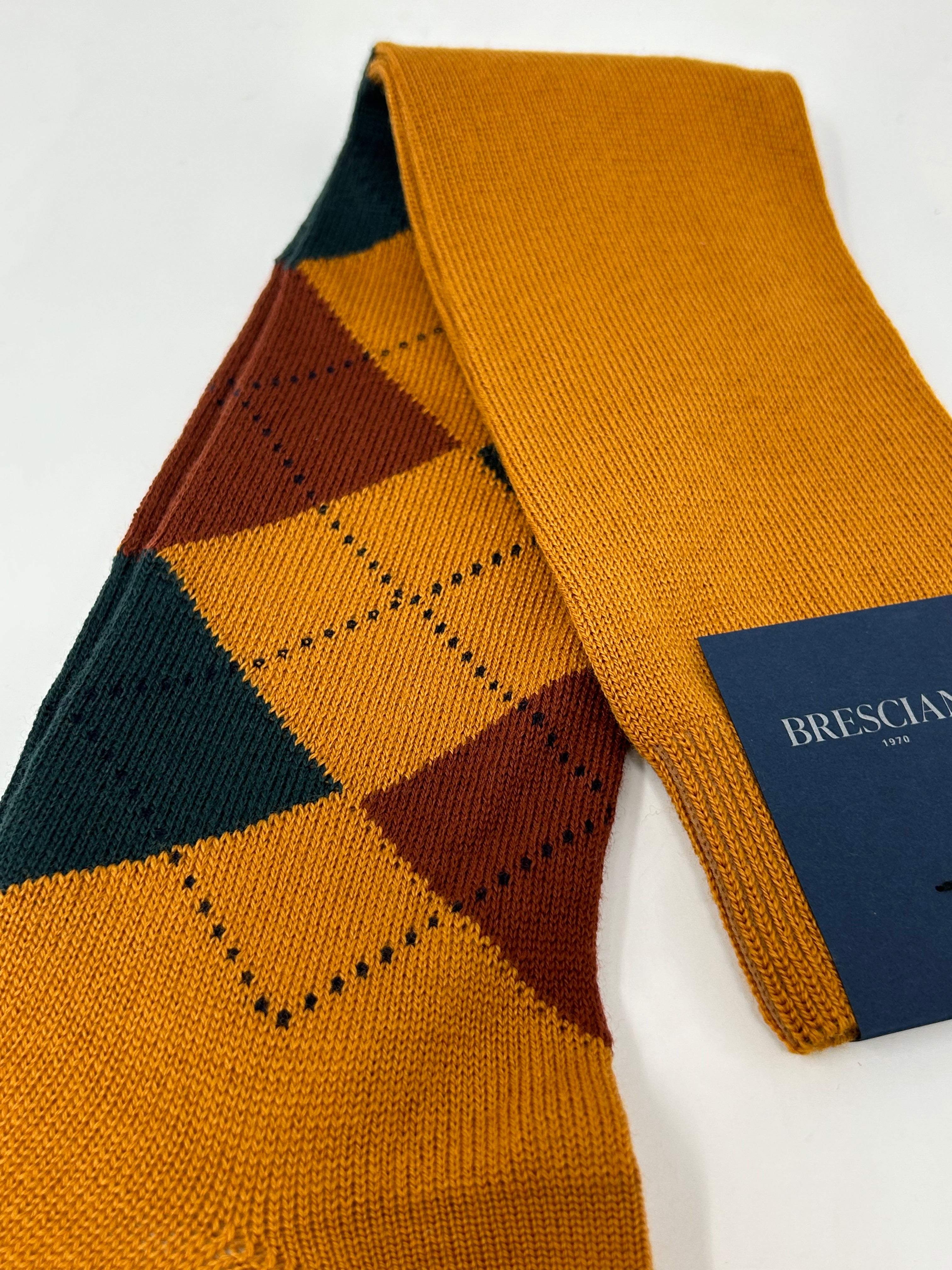 Lyle & Scott Calzini Uomo – Confezione Da 3 Paia Con Rombi – Tinta Unita Multicolore – Taglia Unica – Streetwear