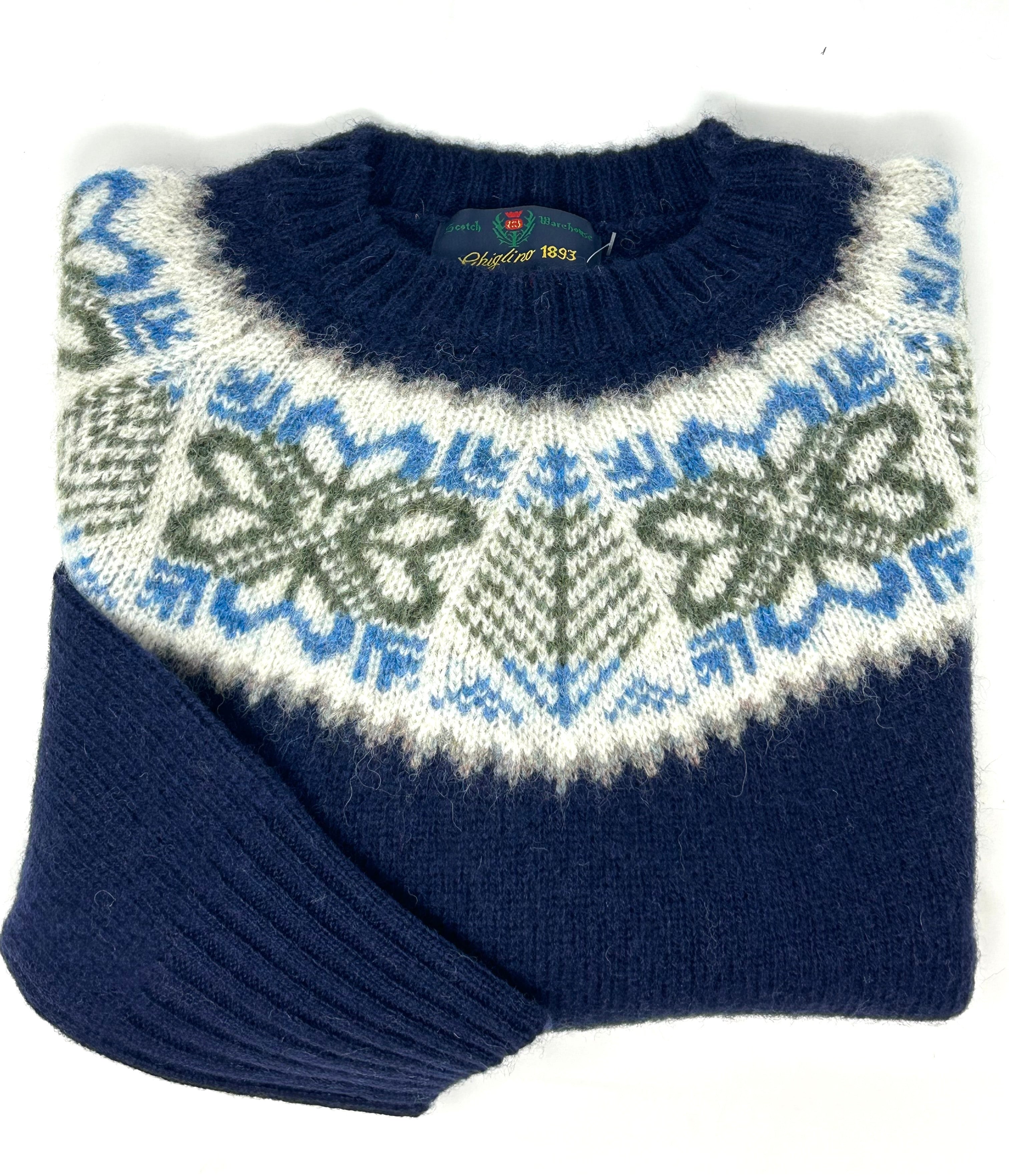 MAGLIONE GIROCOLLO FAIR ISLAND GHIGLINO 1893 – Ghiglino1893