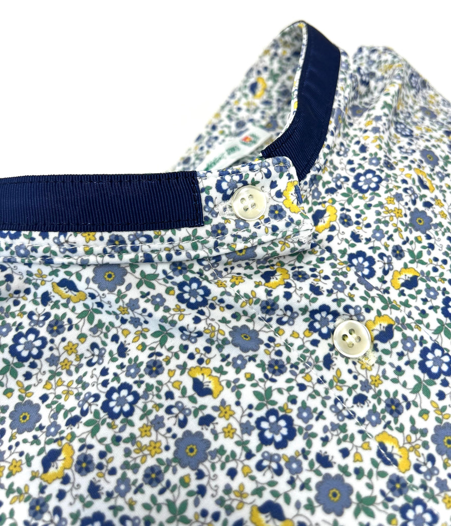 CAMICIA MONICA  "TRAVEL" JERSEY NO STIRO COLLETTO COREANA - Ghiglino1893