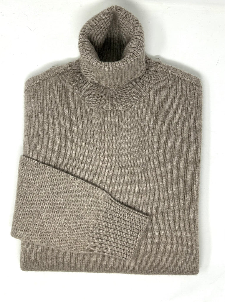 MAGLIONE  IN CASHMERE COLLO ALTO - Ghiglino1893