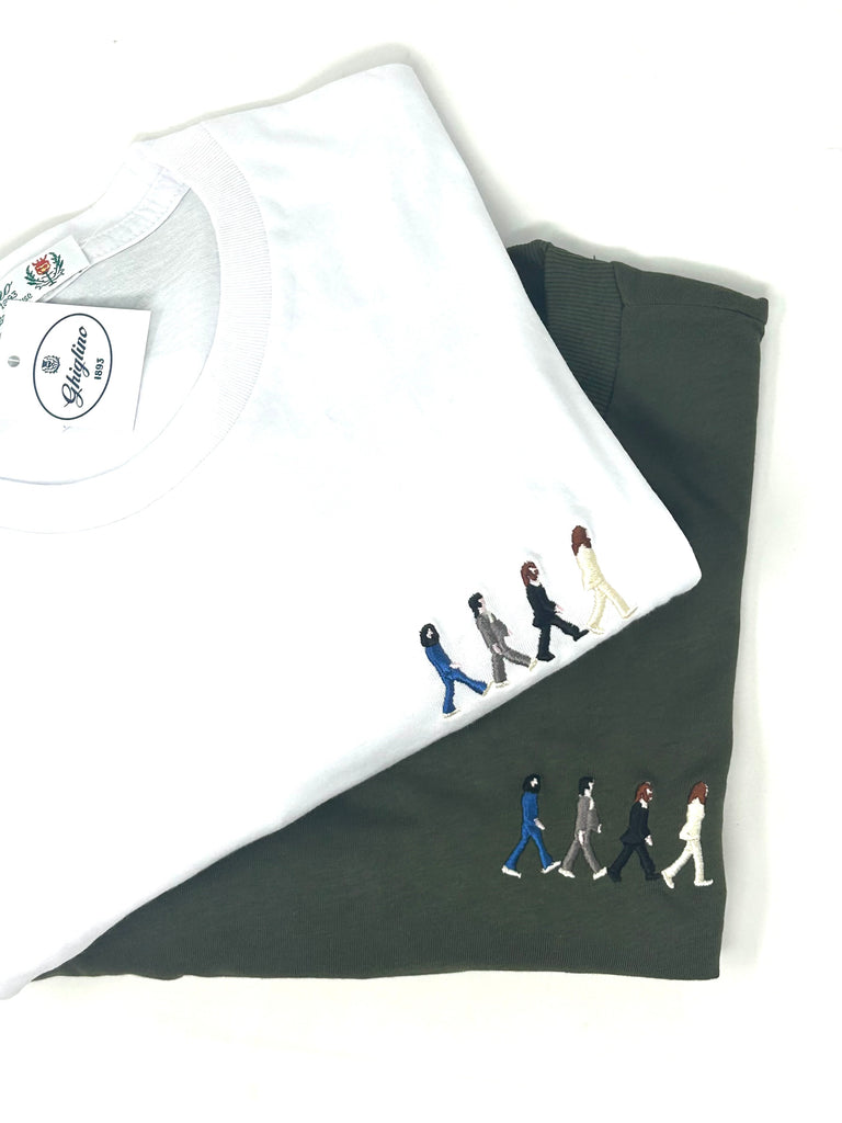 T-SHIRT RICAMO BEATLES - Ghiglino1893