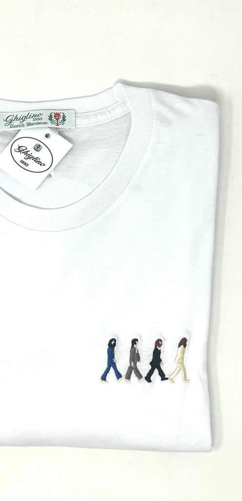 T-SHIRT RICAMO BEATLES - Ghiglino1893