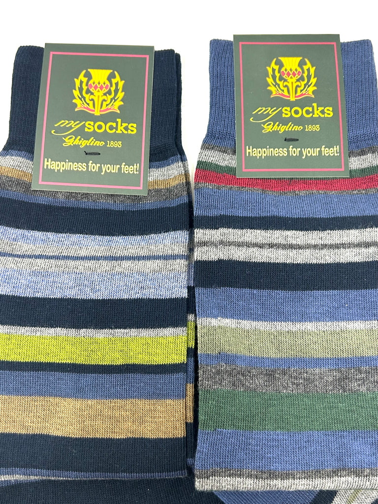 CALZE CALDO COTONE "MY SOCKS" BY GHIGLINO - Ghiglino1893