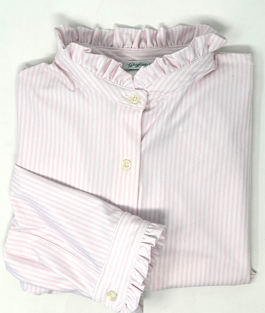 CAMICIA SISSI  "TRAVEL" JERSEY NO STIRO - Ghiglino1893