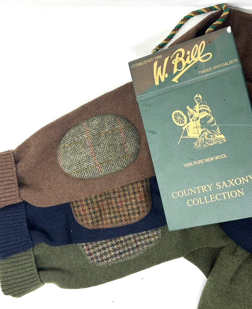 MAGLIONE "JACOB" GIROCOLLO TOPPA HARRIS TWEED - Ghiglino1893