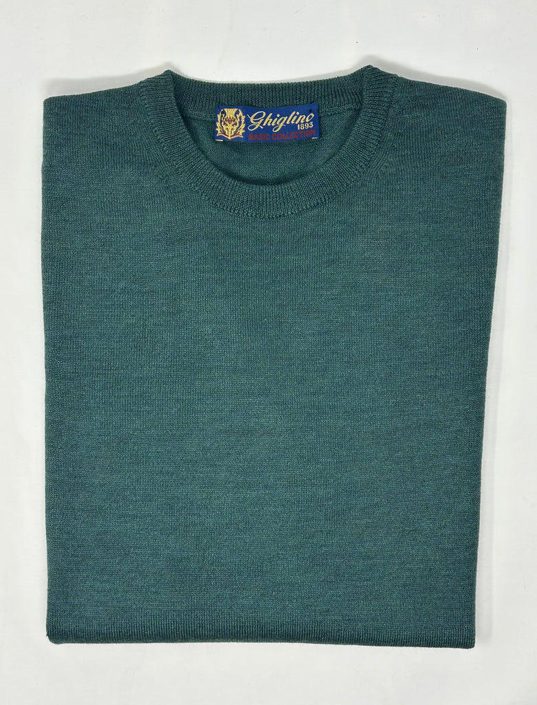 MAGLIONE GIROCOLLO MERINOS EXTRAFINE - Ghiglino1893