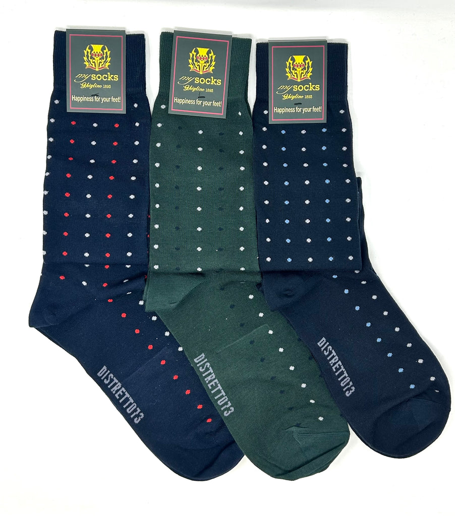 CALZE CALDO COTONE "MY SOCKS" BY GHIGLINO - Ghiglino1893