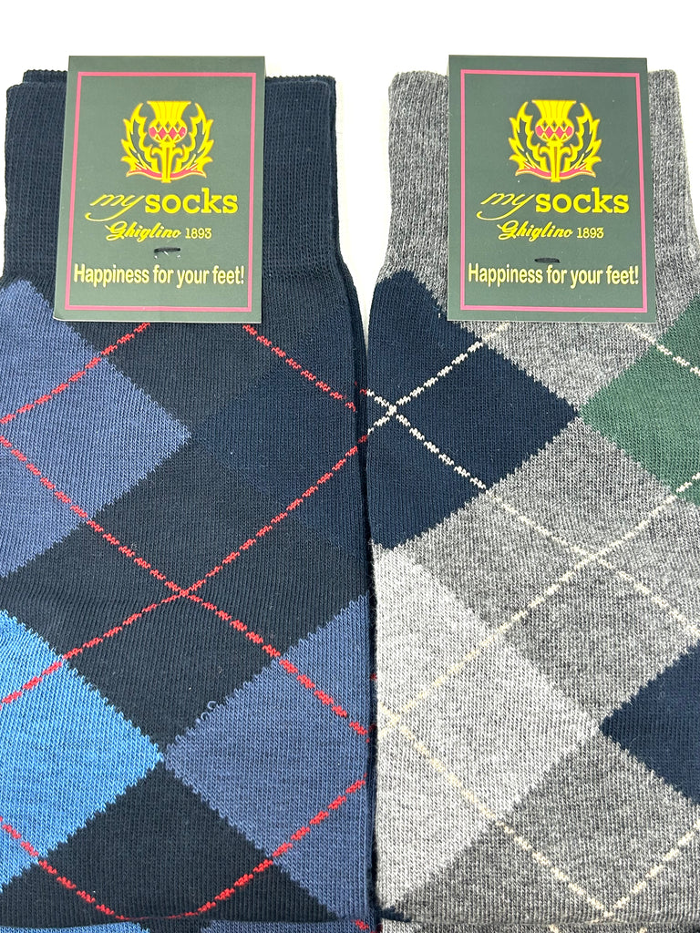 CALZE CALDO COTONE "MY SOCKS" BY GHIGLINO - Ghiglino1893