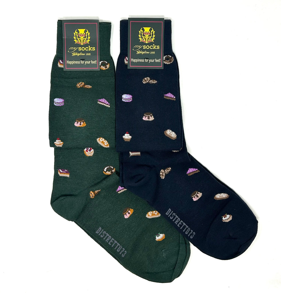 CALZE CALDO COTONE "MY SOCKS" BY GHIGLINO - Ghiglino1893