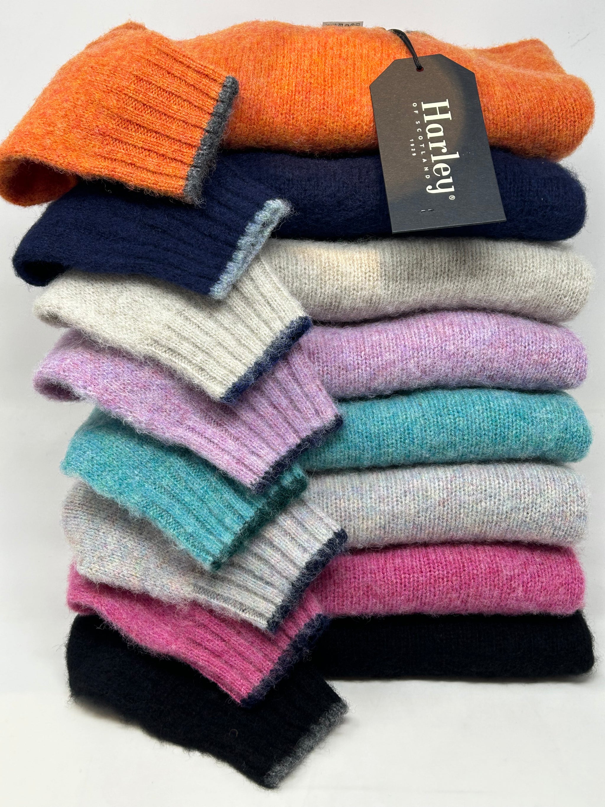 MAGLIONE SHETLAND SCOTTISH CON BORDINO HARLEY OF SCOTLAND FOR