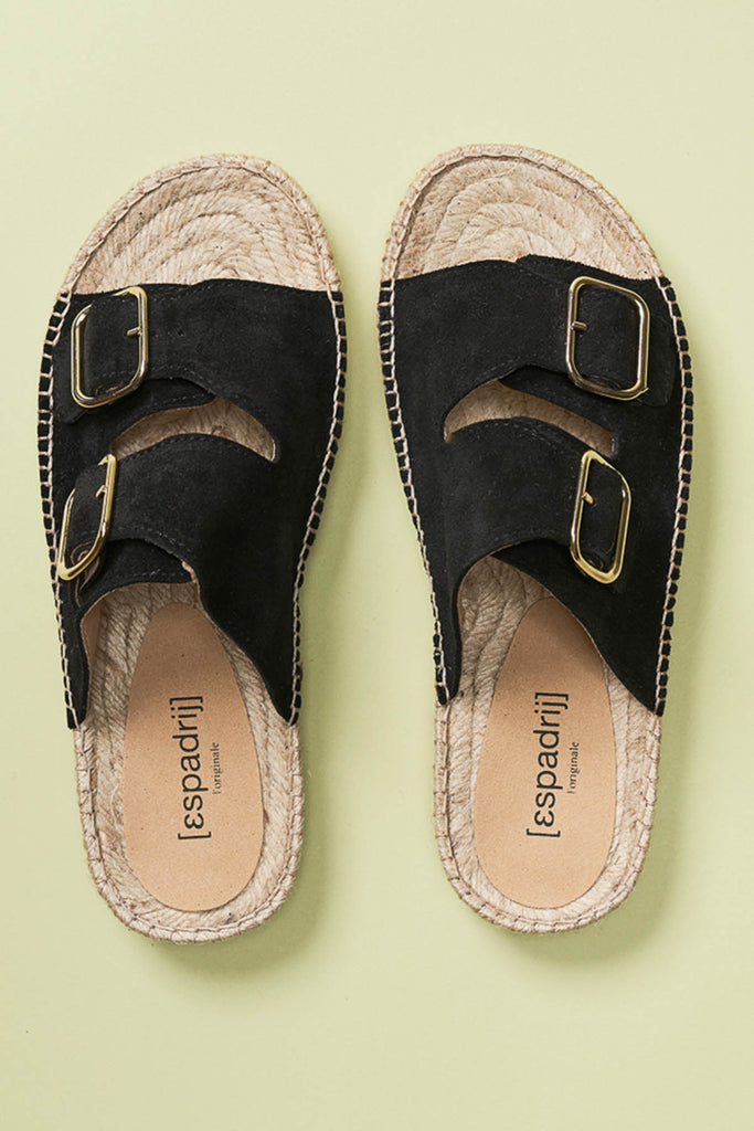 ESPADRILLAS CLAQUETTE NERE - Ghiglino1893